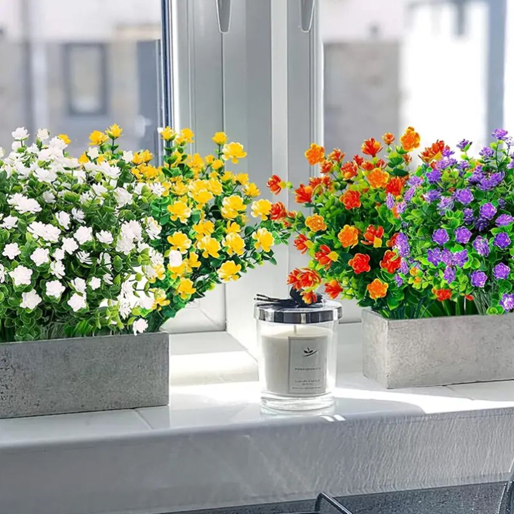 3/6 قطعة زهرة النباتات الاصطنا - مراجعة Plant Parent Gifts وسعره